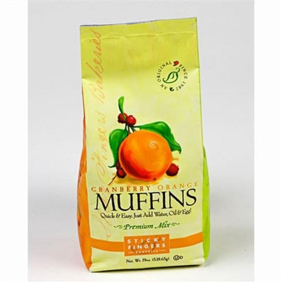 Sticky Fingers Bakeries Muffin Mix Cranberry Orange -- 19 oz