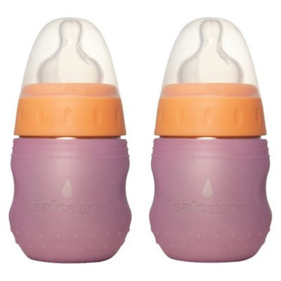 Kid Basix 2pk Safe Starter 5oz Bottle - Pink
