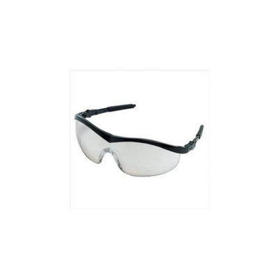 Crews 135-ST119 Storm Black Frame In-Outclr Mir Lens Safety Gls