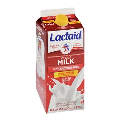 Lactaid Calcium Enriched 100% Lactose Free Whole Milk
