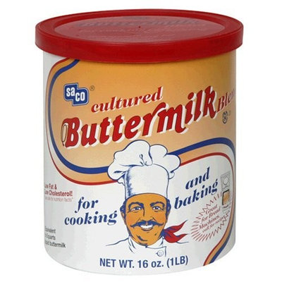 Saco Cultured Buttermilk Blend, 16-Ounce Canister (Pack of 3)