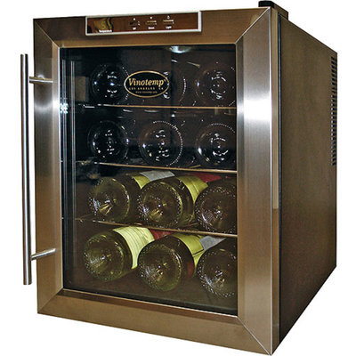 Vinotemp 12 Bottle Cabinet with Stainless Steel Trim
