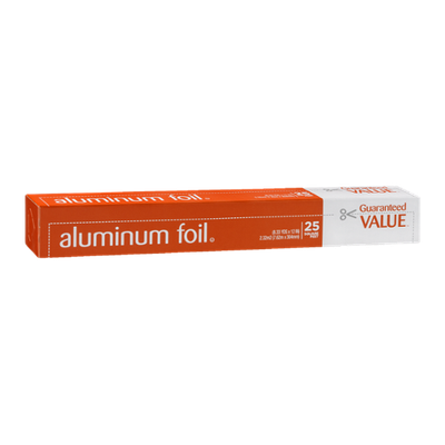 Guaranteed Value Aluminum Foil - 25 Sq Ft