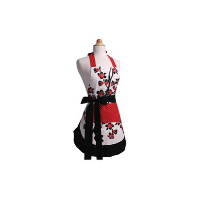 Flirty Aprons Women's Original Apron in Cherry Blossom