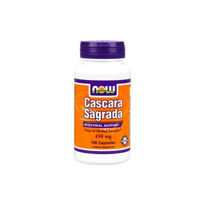 NOW Foods Cascara Sagrada, 450mg, Capsules, 100 ea