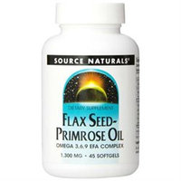 Source Naturals Flax Seed Primrose Oil - 1300 mg - 45 Softgels