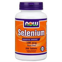 NOW Foods - Selenium Yeast Free Vegetarian 100 mcg. - 250 Tablets