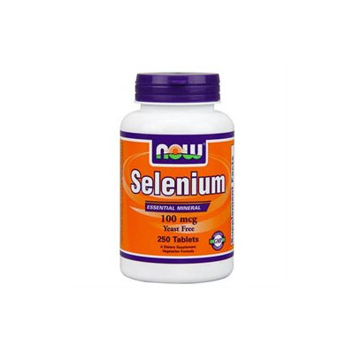 NOW Foods - Selenium Yeast Free Vegetarian 100 mcg. - 250 Tablets