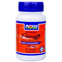NOW Foods - Phase 2 500 mg. - 60 Vegetarian Capsules White Kidney Bean Extract
