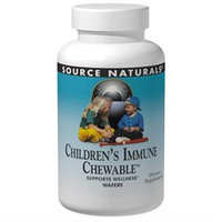 Source Naturals - Children's Immune Chewable Supports Wellness - 30 Wafers