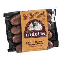 Chef Bruce Aidells All Natural Smoked Chicken Sausage Spicy Mango with Jalapeno