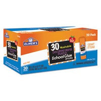 Elmers Disappearing Purple School Glue Sticks - 0.77 Oz - 30 / Box - Purple (e605)