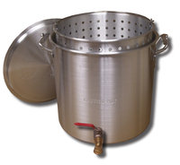 King Kooker 160 Qt. Aluminum Boiling Pot with Valve