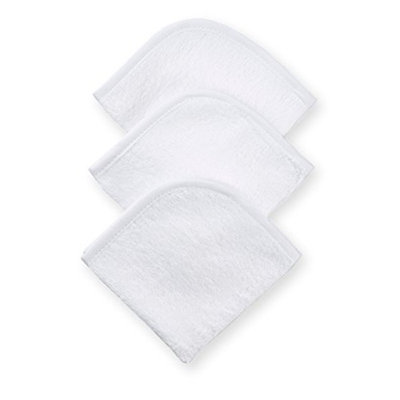 American Baby Company 3-Pack 100% Cotton Terry Washcloth Set, White (Discontinued by Manufacturer)