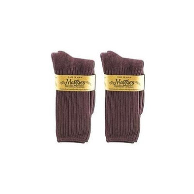 Maggies Organics BG15513 Maggies Organics Eggplant Crew Sock - 3x1PAIR