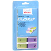 Walgreens AM/PM Standard Pill Box, 1 ea