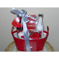 Landy International Aromanice Love Bath Set In Basket - 5 Piece