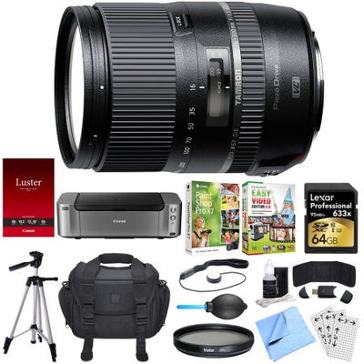 Tamron 16-300mm f/3.5-6.3 Di II VC PZD MACRO Lens for Nikon Dual Mail in Rebate Bundle