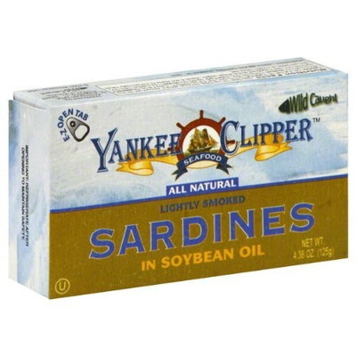 Yankee Clipper Sardines, In Soybean Oil, 4.38-Ounce (Pack of 24)