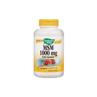 tures Way Nature's Way MSM 1000 mg Dietary Supplement Tablets
