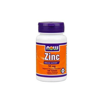 NOW Foods - Zinc 50 mg. - 100 Tablets