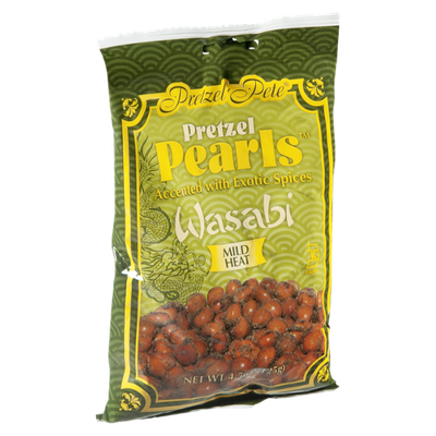 Pretzel Pete Pretzel Pearls Mild Heat Wasabi Snack