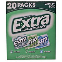 Wrigley's Extra 20 Pack Sugar Free Gum - Mint Variety Box