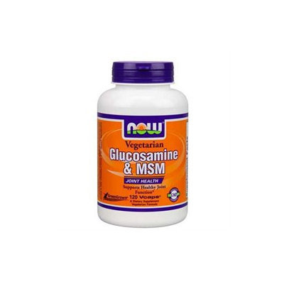 NOW Foods - Vegetarian Glucosamine & MSM 1000 mg. - 120 Capsules