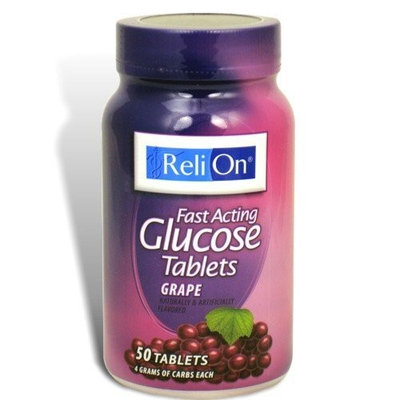 ReliOn - Glucose Grape Flavor, 50 Tablets