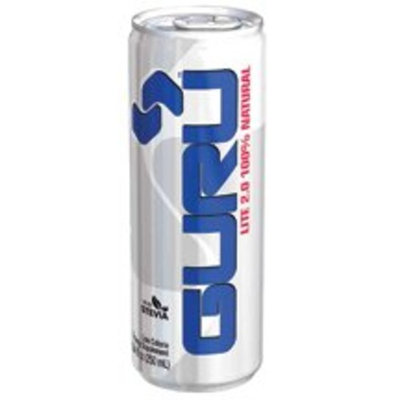 GURU Lite 2.0 , 100% Natural Low Cal Energy Supplement, 8.4-Fluid Ounce Can (Pack of 24) ( Value Bulk Multi-pack)