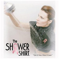 Peerless Industries Shower Shirt 201026 Lxlw White Large To Xl Post Mastectomy