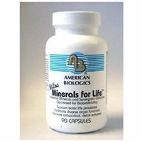 American Biologics Ultra Minerals F - 90 Capsules - Multiminerals