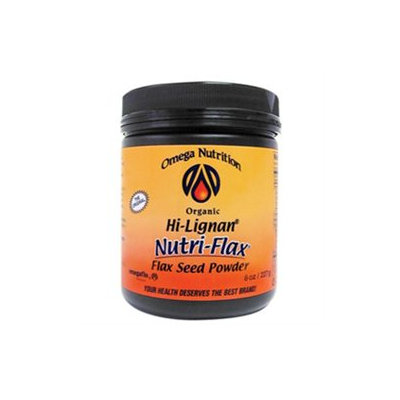 Omega Nutrition Hi-Lignan Nutri-Flax, Organic Flax Seed Powder, 8 oz