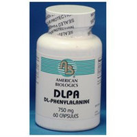 American Biologics Dlpa (Dl-Phenylalanine) 750 MG - 60 Capsules - All Other Amino Acids