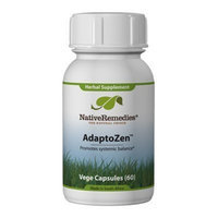 Native Remedies AdaptoZen 3 Bottles of AdaptoZen Herbal Remedy Supports Balance & Resistance to Physical, Chemical & Biological Stressors 60 Capsules in each Bottle