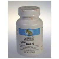 American Biologics E Ultra True - 60 Capsules - Vitamin E D'Alpha