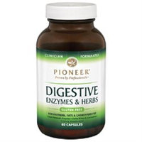 Pioneer Nutritionals Pioneer Digestive Enzymes and Herbs - 60 Vegetarian Capsules