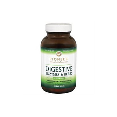 Pioneer Nutritionals Pioneer Digestive Enzymes and Herbs - 60 Vegetarian Capsules