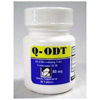 Intensive Nutrition Inc. - Q-ODT Coenzyme Q10 80 mg. - 30 Tablets