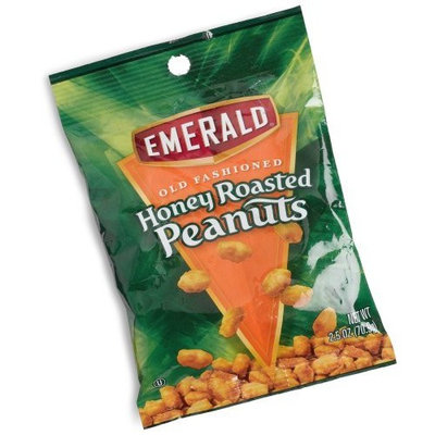 Emerald Nuts Honey Roasted Peanuts, 2.5-Ounce Bags (Pack of 12)