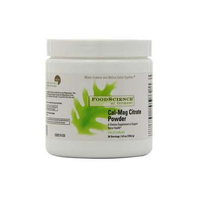 FoodScience of Vermont Cal-Mag Citrate Powder