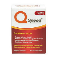 QSpeed CoQ10 Fast-Melt Tablets 100mg 40 tablets