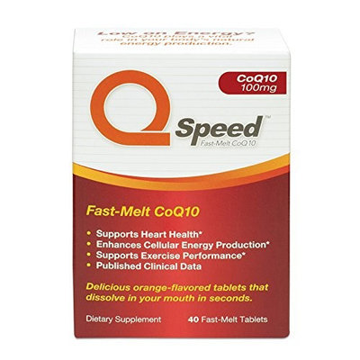 QSpeed CoQ10 Fast-Melt Tablets 100mg 40 tablets
