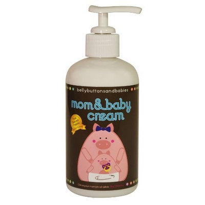 Belly Buttons and Babies Mom and Baby Cream, 8 Ounce