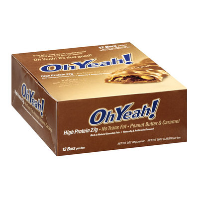 OhYeah! Peanut Butter & Caramel Bars
