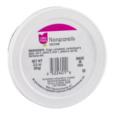 Cake Mate Decors Nonpareils