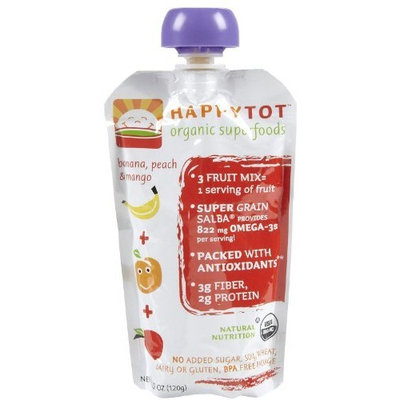 Happybaby Happy Family happy tot Purees - Banana Mango & Peach - 4.22 oz - 8 pk