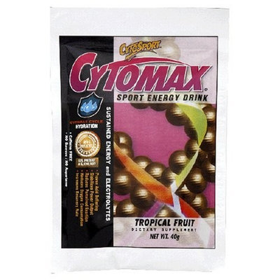 CytoSport Cytomax Sustained Energy Electrolytes Sport Energy Drink Packets, Tropical Fruit (Pack of 24)