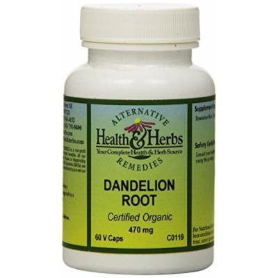 Alternative Health & Herbs Remedies Dandelion Root Capsules, 60-Count Bottle (Pack of 2)