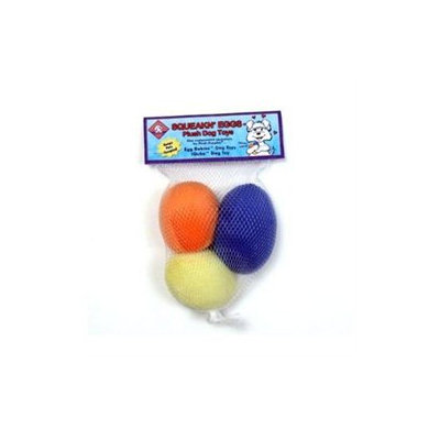 Kyjen Plush Puppies Squeakin' Eggs 3-pack Refill